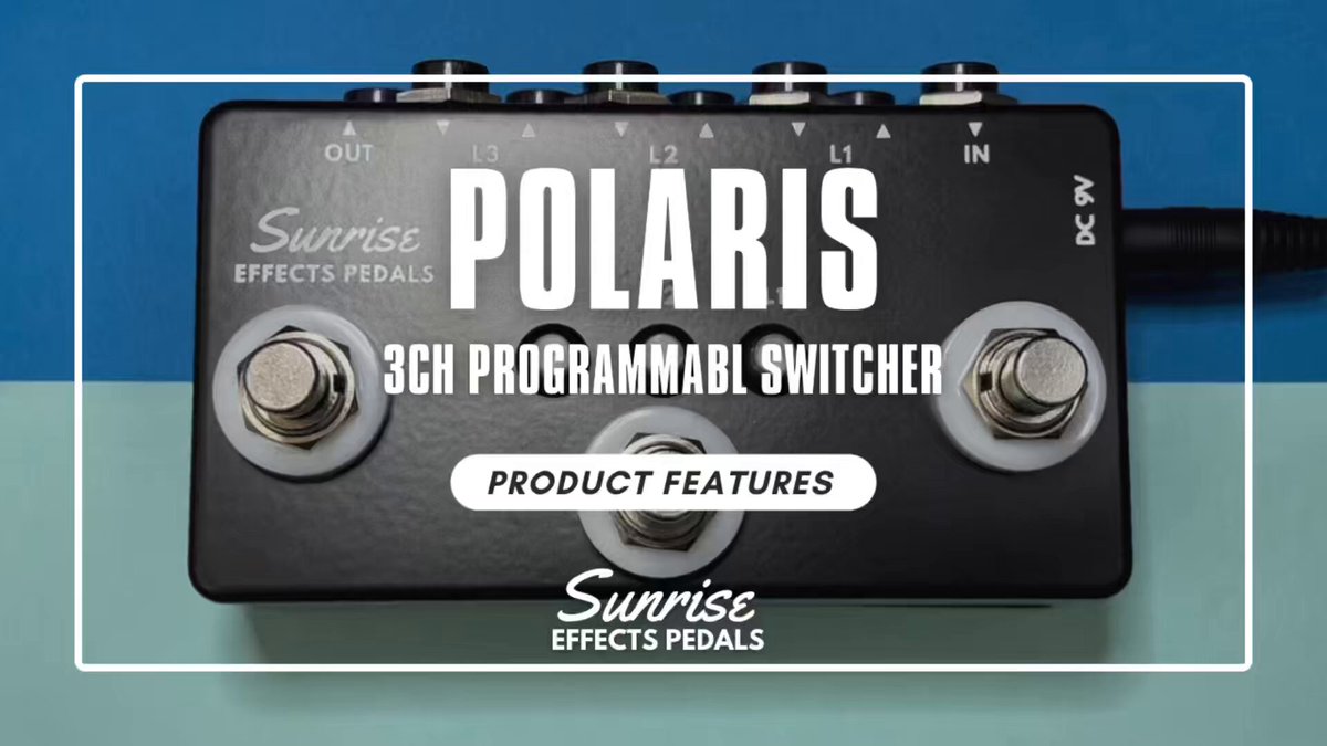 🚨ただいま販売中！！／ 3ch プログラマブルスイッチャーPolaris 3