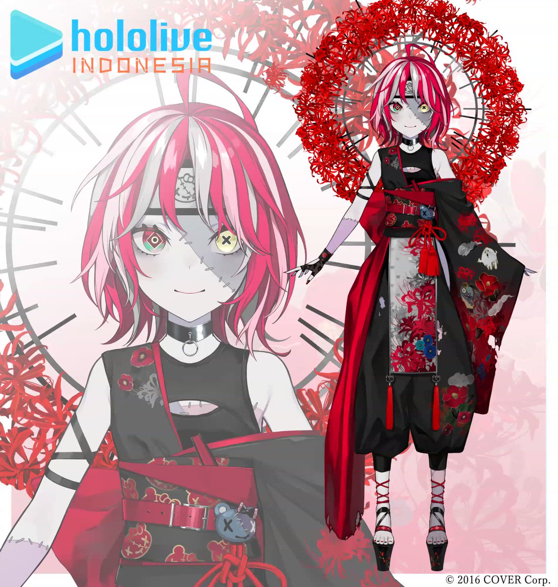 RT @keffiy: ホロライブID2期生のクレイジー・オリーちゃんの着物衣装