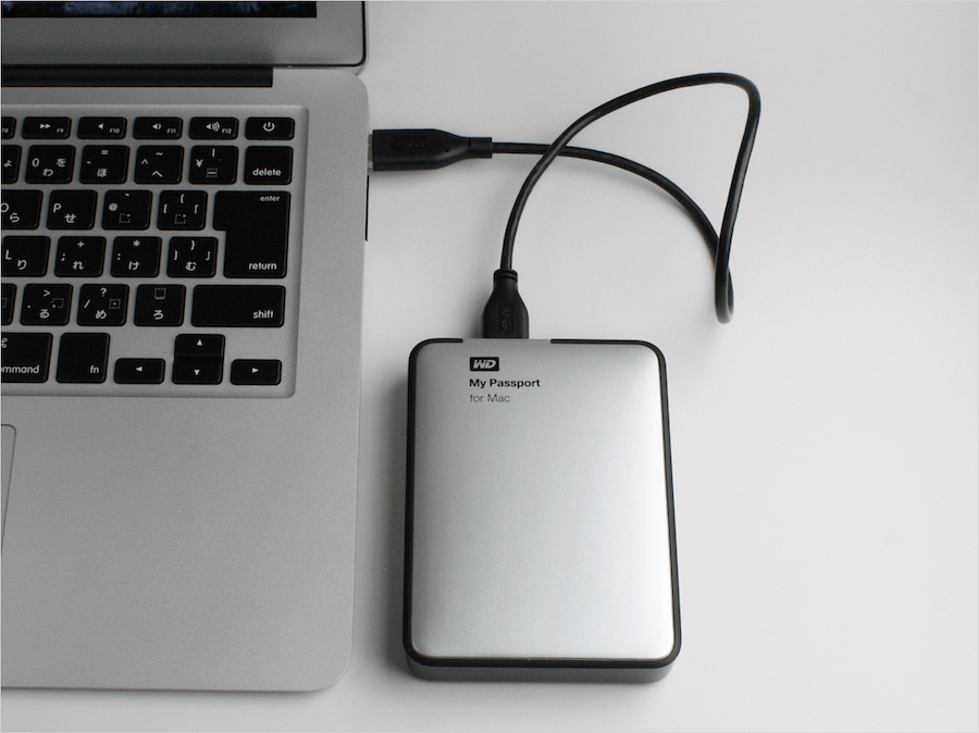MacBook におすすめ！ WD ポータブルHDD My Passport for Mac 2TB USB3.0