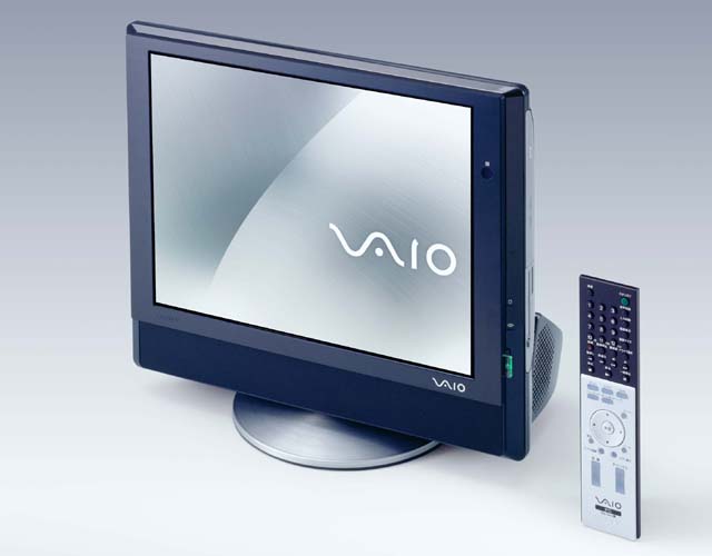 ソニー、15型液晶一体型の省スペースデスクトップ「バイオV」