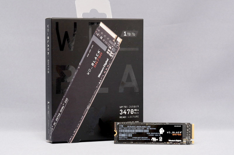 レビュー】ゲーマー向けのハイエンドSSD「WD Black SN750 NVMe SSD」を