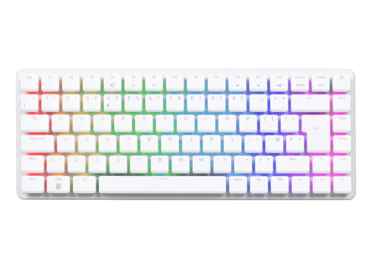 RGB LEDでメカニカルなキーボードがついた「Raspberry Pi 500+」登場