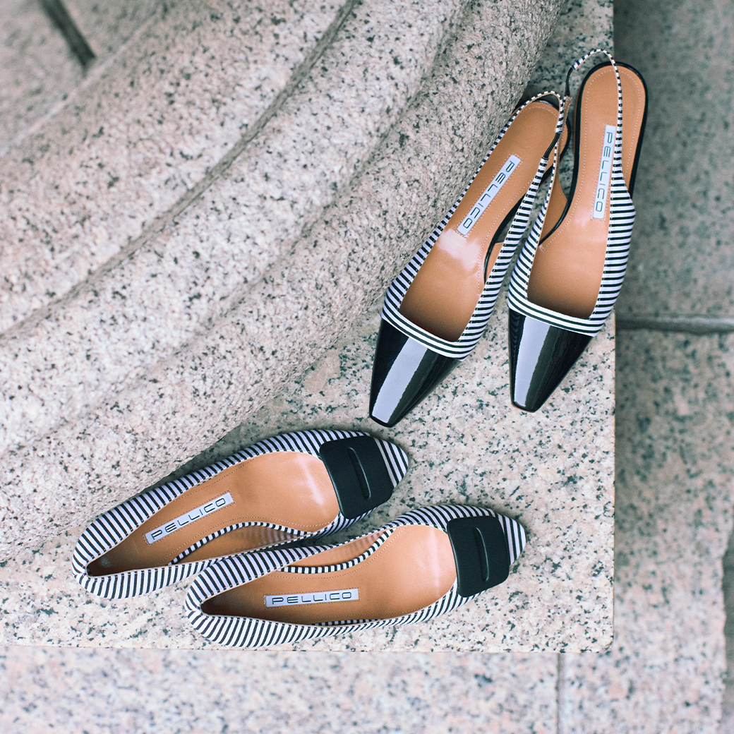 PELLICO(ペリーコ) フラットシューズ 37 レディース美品 - 黒 エナメル