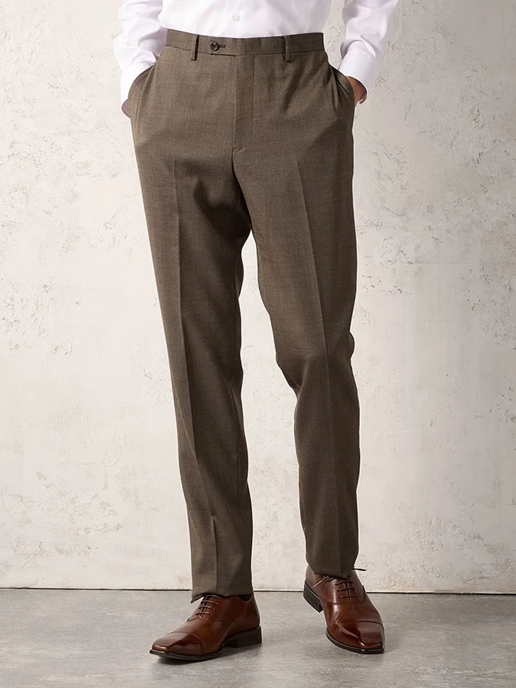 ブルー 【EDWINコラボ】デニムライクウールセットアップパンツ