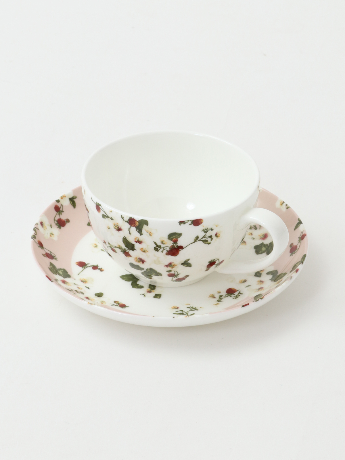 PINK HOUSE LIFE STYLE】アーカイブプリントカップ＆ソーサー｜ピンク