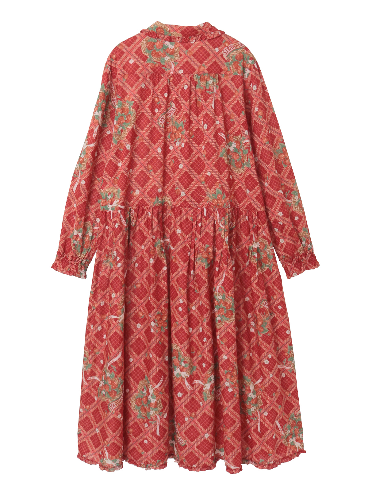 苺リースプリントミディワンピース｜ピンクハウスオフィシャル