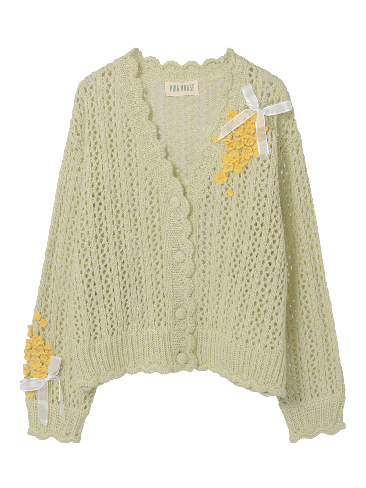 なのはなモチーフカーディガン｜ピンクハウスオフィシャルオンライン