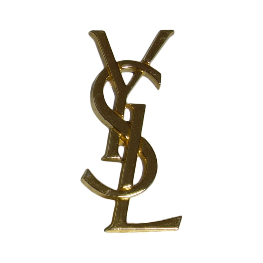 Yves Saint Laurent ロゴ ピンズ イヴ・サンローラン 金色の通販サイト