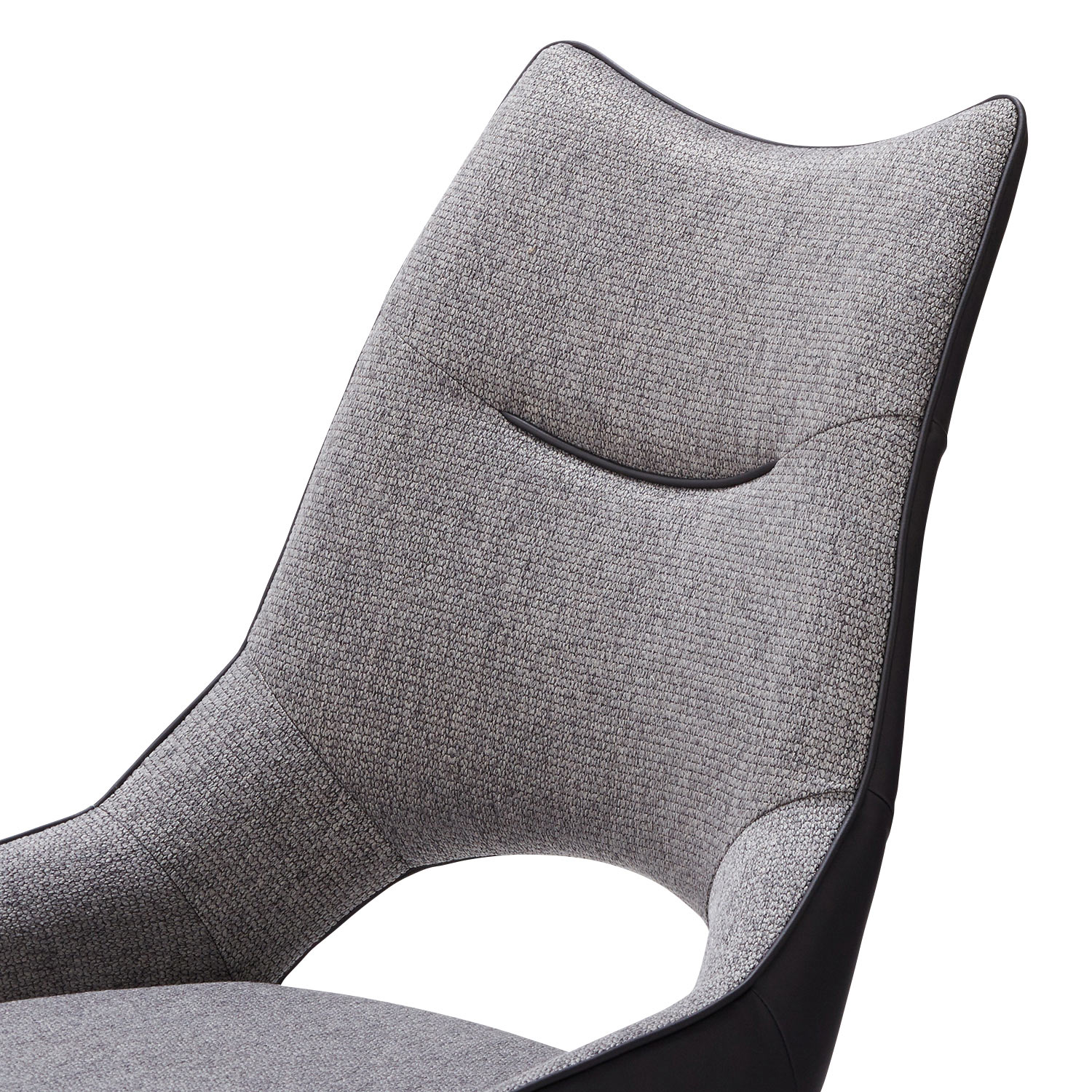 回転式モダンダイニングチェア2脚セット（ダイニングチェア/ソファー