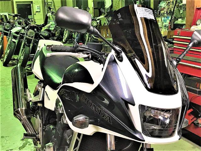 ホンダ CB1300スーパーボルド―ル 純正スクリーンを社外ロング