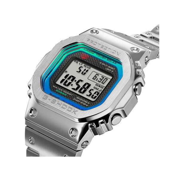 CASIO GMW-B5000PC-1JF シルバー/ブルーグリーン(ステンレス) G-SHOCK