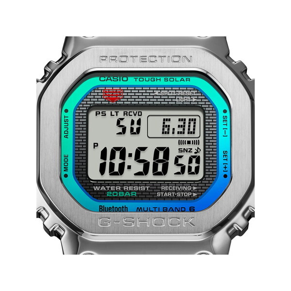 CASIO GMW-B5000PC-1JF シルバー/ブルーグリーン(ステンレス) G-SHOCK