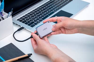 Crucial X9 Pro 1TB External USB C SSD Space Gray CT1000X9PROSSD9