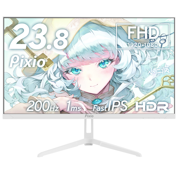 PX248WAVEW / ホワイト | 23.8インチ 200Hz FHD FastIPSゲーミング