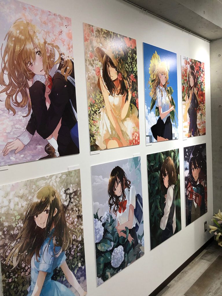 フライ 個展「あなた」 蓮の花 直筆サイン入り 複製原画 A3 フライ