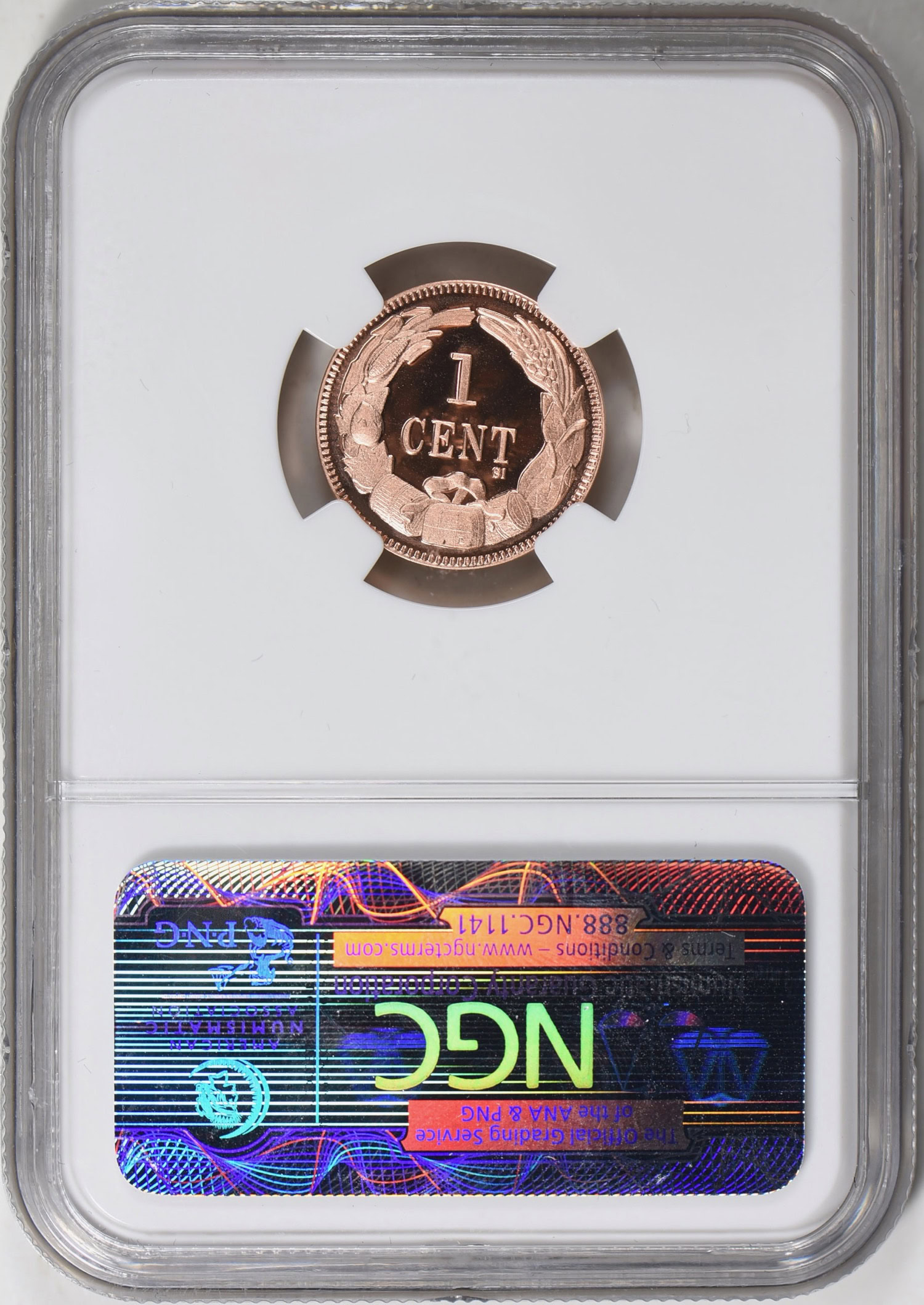 1861 (Private Issue Struck 2011) Confederate Cent Smithsonian