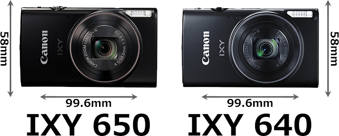 IXY 650」と「IXY 640」の違い - フォトスク