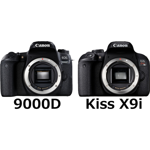 EOS 9000D」と「EOS Kiss X9i」の違い - フォトスク