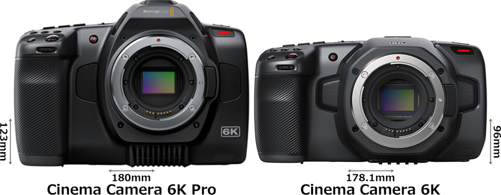 BMPCC 6K Pro」と「BMPCC 6K」の違い - フォトスク