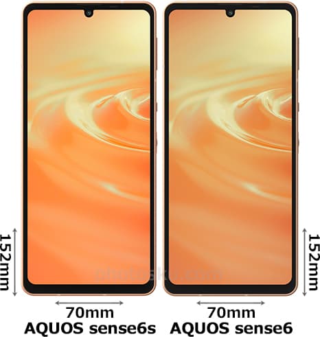 AQUOS sense6s」と「AQUOS sense6」の違い - フォトスク