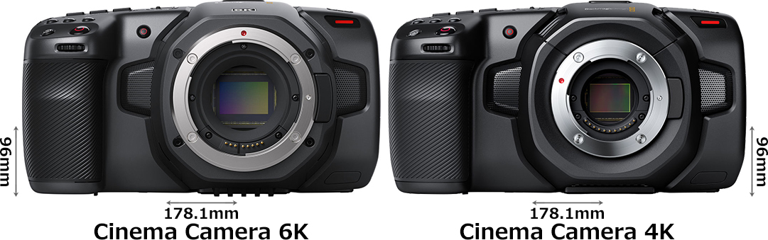 BMPCC 6K」と「BMPCC 4K」の違い - フォトスク