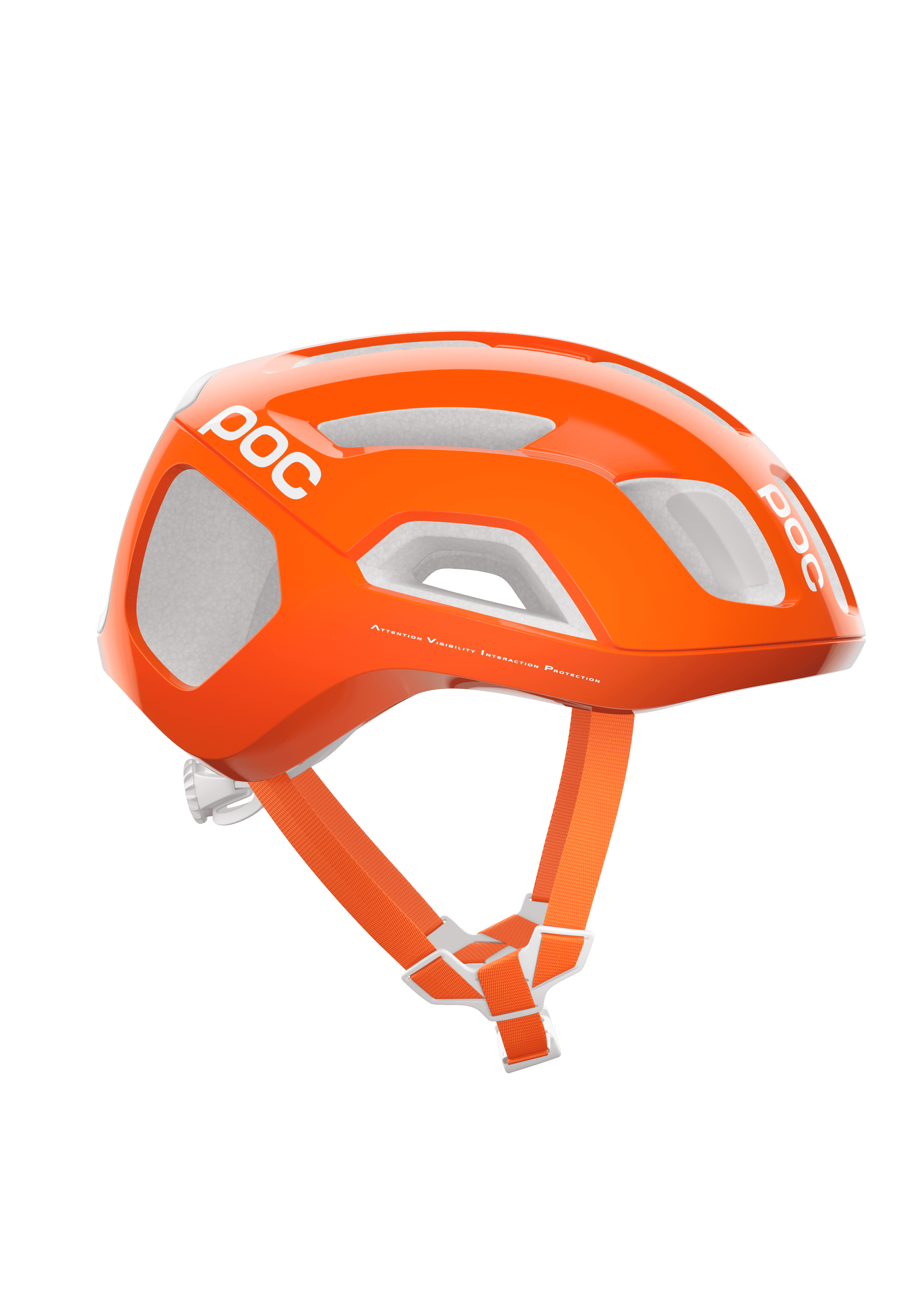 Ventral Air Mips Wide Fit Cycling Helmet in Zink Orange AVIP | POC