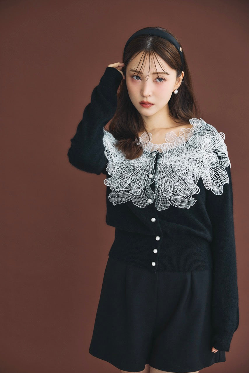 レースフリルカーディガン – poláura OFFICIAL ONLINE STORE
