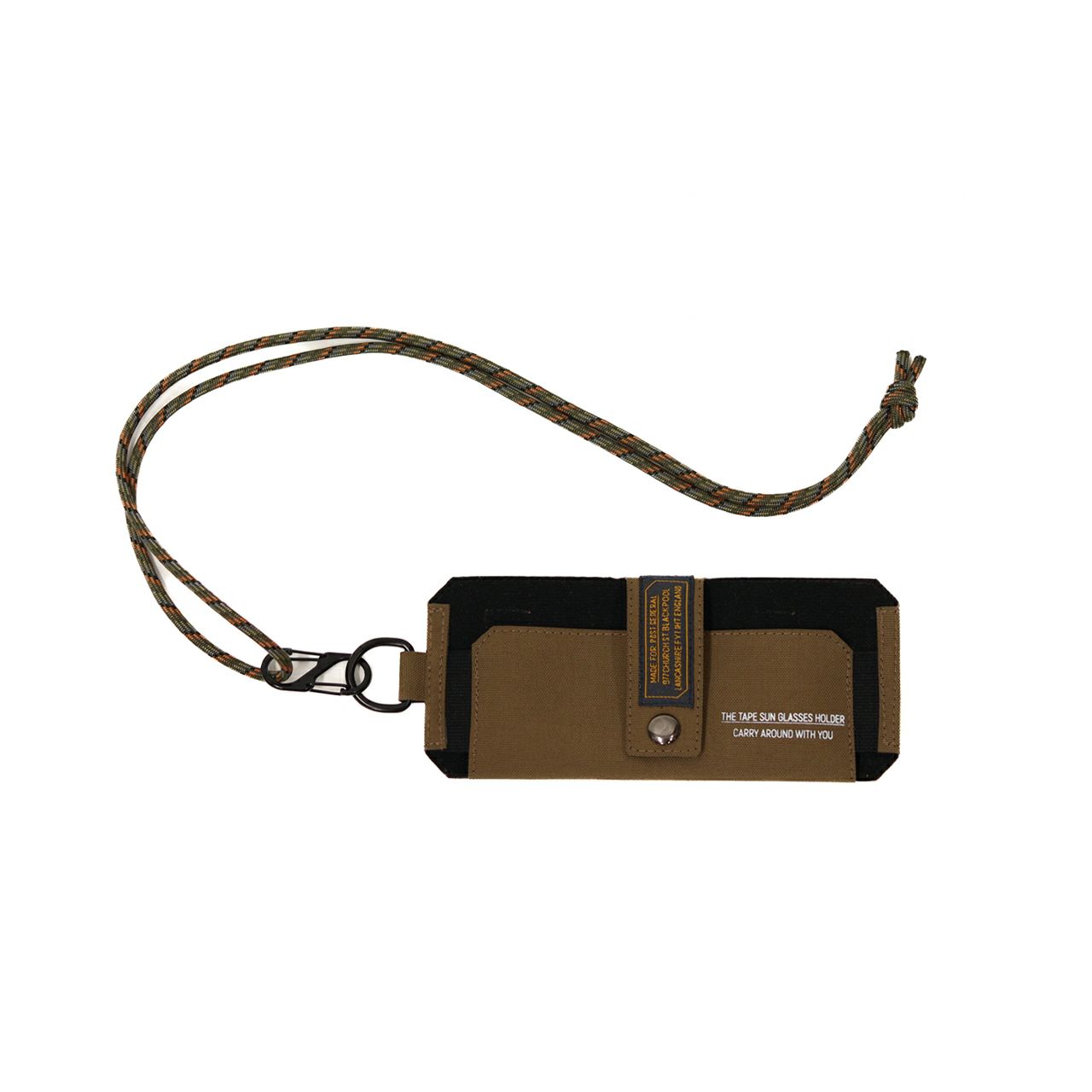 TAPE SUN GLASSES HOLDER / テープサングラスホルダー - WOLF BROWN