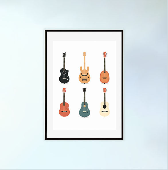 音楽の楽器のアートポスター:musical_instruments_f36e 通販