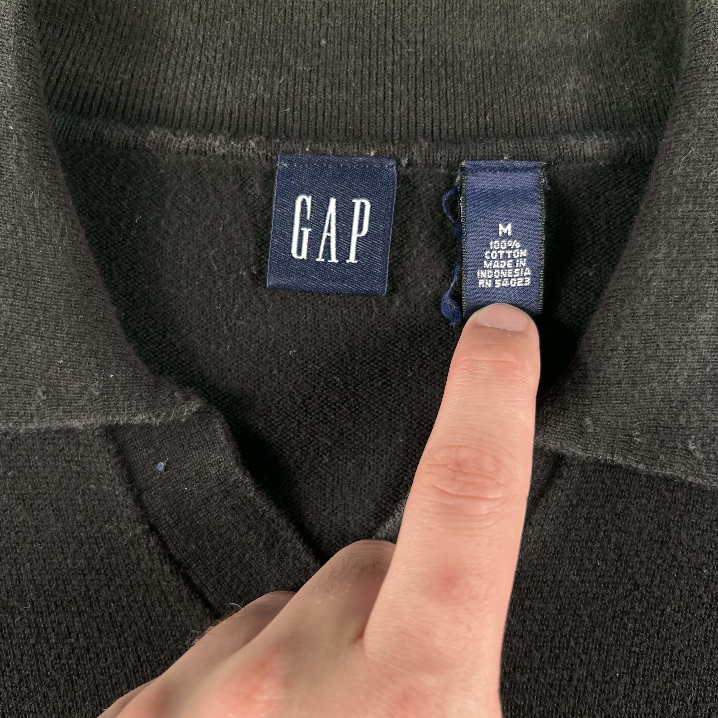 90s Gap Cotton Knit Polo- L – Plum Garments