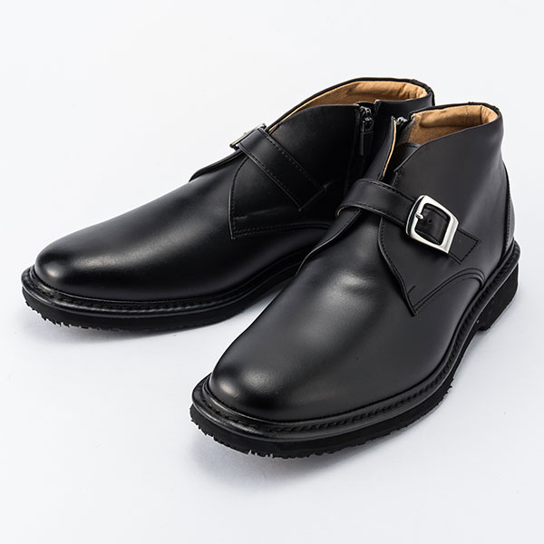 金谷製靴 カネカ 日本製 ソフト牛革 チャッカブーツ ベルトタイプ 4E 1足