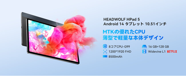 Headwolf、Android 14を搭載したプレミアムフラッグシップタブレット