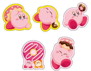 カービィがドーナツに夢中なナムコ限定デザイン！！ 「星のカービィ