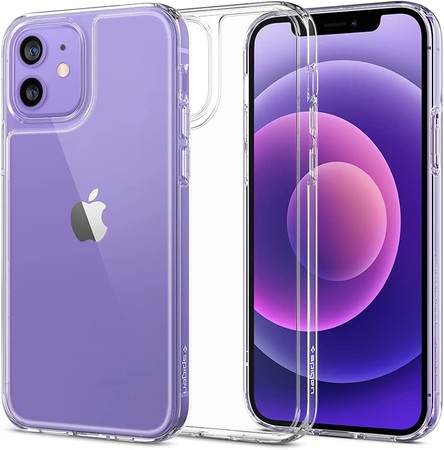 Apple iPhone 12 パープル ひび割れあり ケース付き Amazon.com: Apple