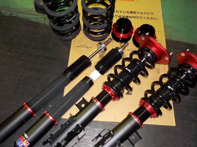 ANH20W ヴェルファイア 車高調取り付け スタビリンク交換 四輪