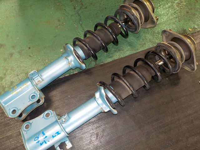 DA62W エブリーワゴン フロントのショック交換と四輪アライメント