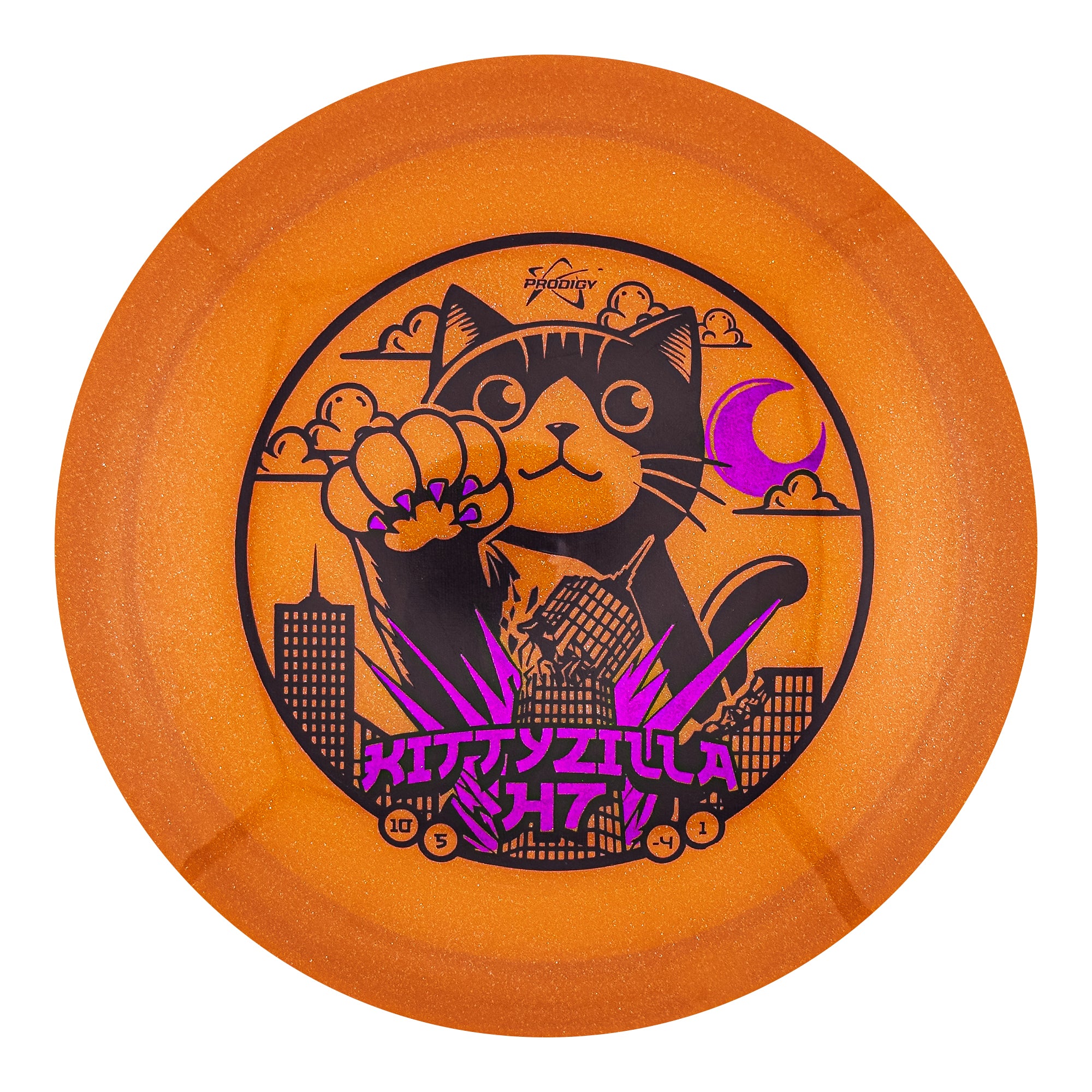 Prodigy H7 750 Glimmer Plastic - Kittyzilla Returns Stamp