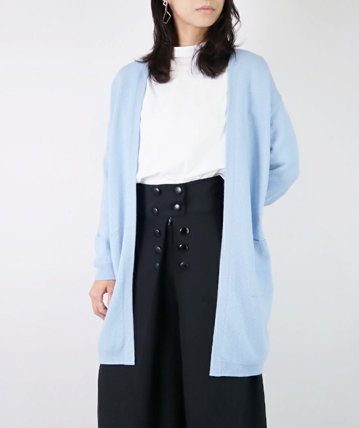 カシミヤ100％ロングカーディガン | Milestone公式オンラインストア