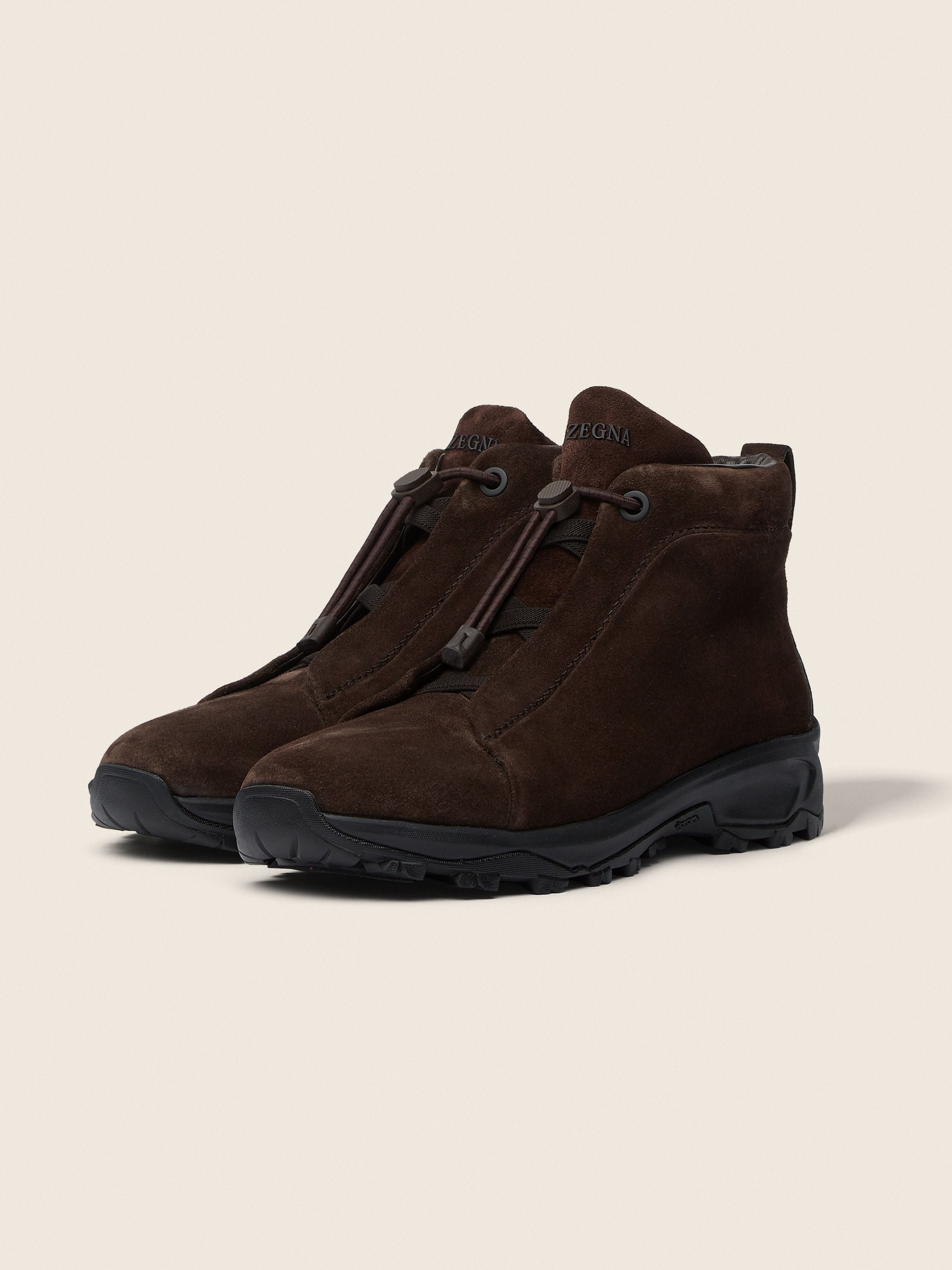 Dark Brown Suede Triple Stitch™ Vetta Sneakers FW25 28221493