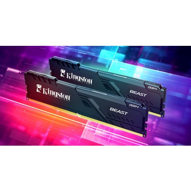 KINGSTON 32GB 3200MT/s DDR4 CL16 DIMM (Kit of 2) Beast Black Fiyatı