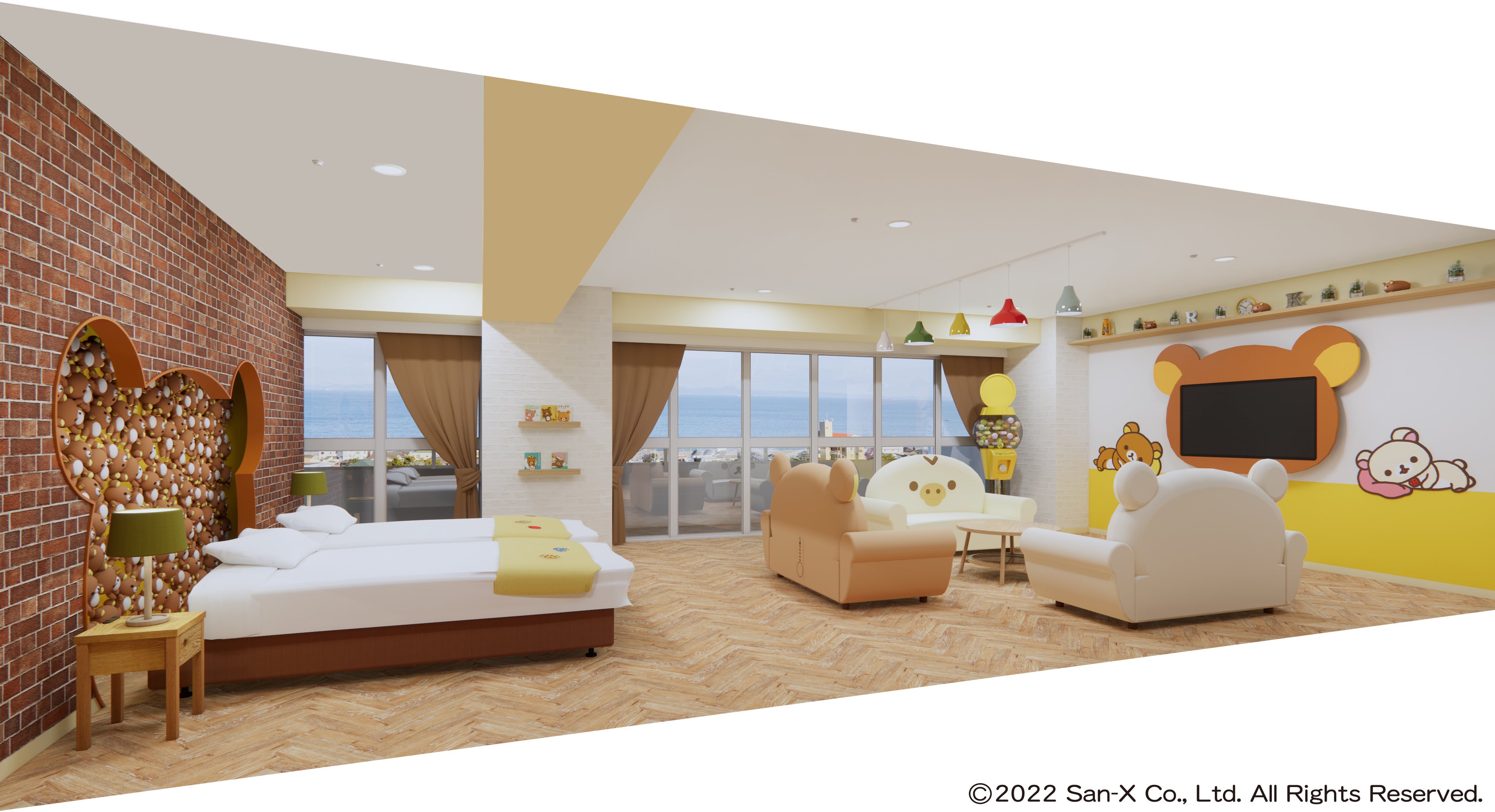 リラックマ／コリラックマルーム」がホテル「マホロバ・マインズ三浦