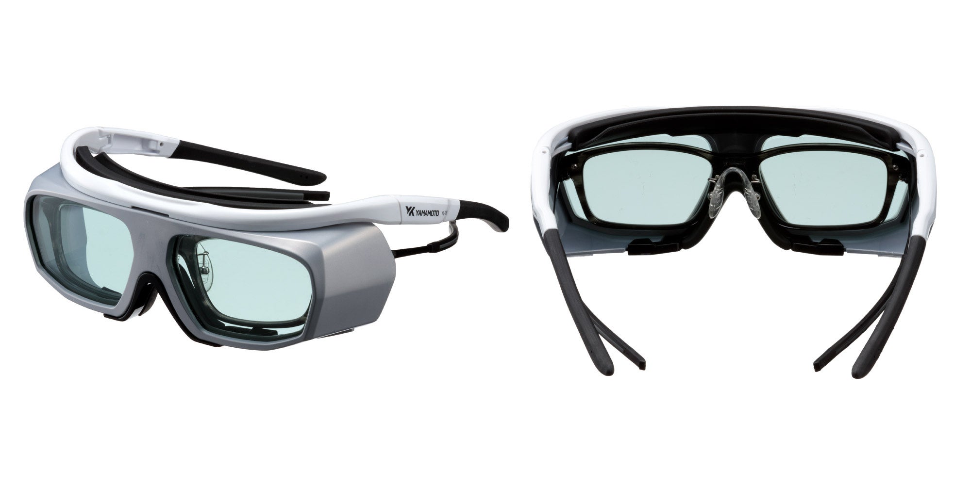 見やすく、作業性を妨げない強化ガラスレンズの「レーザー保護めがね