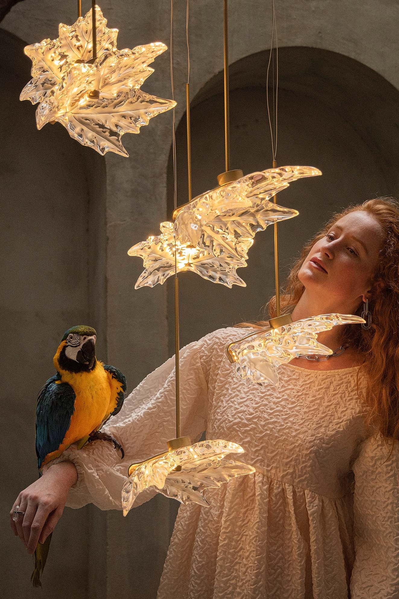 ラリックより、メゾンのシグネチャーを反映したモジュール式照明