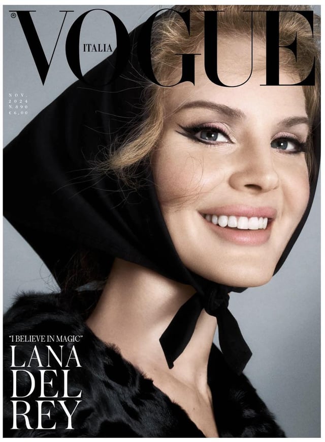 Lana for vogue italia 🖤🤍 : r/lanadelrey