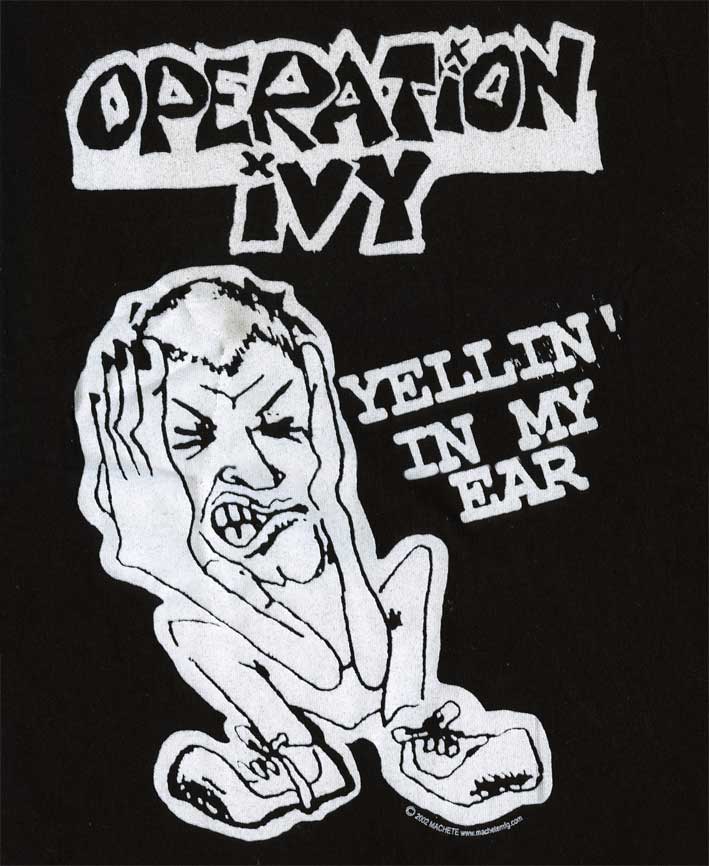 Operation Ivy / Yellin In My Ear T/S - PUNK MART