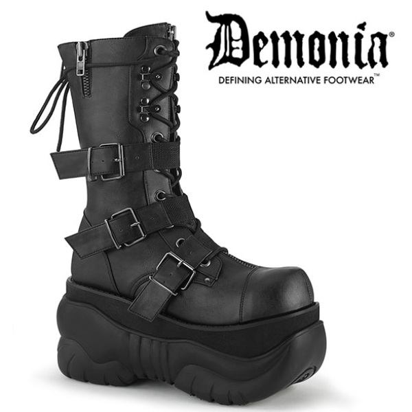 IMVAL / Frill Heart Dress [BLK] - QOOZA