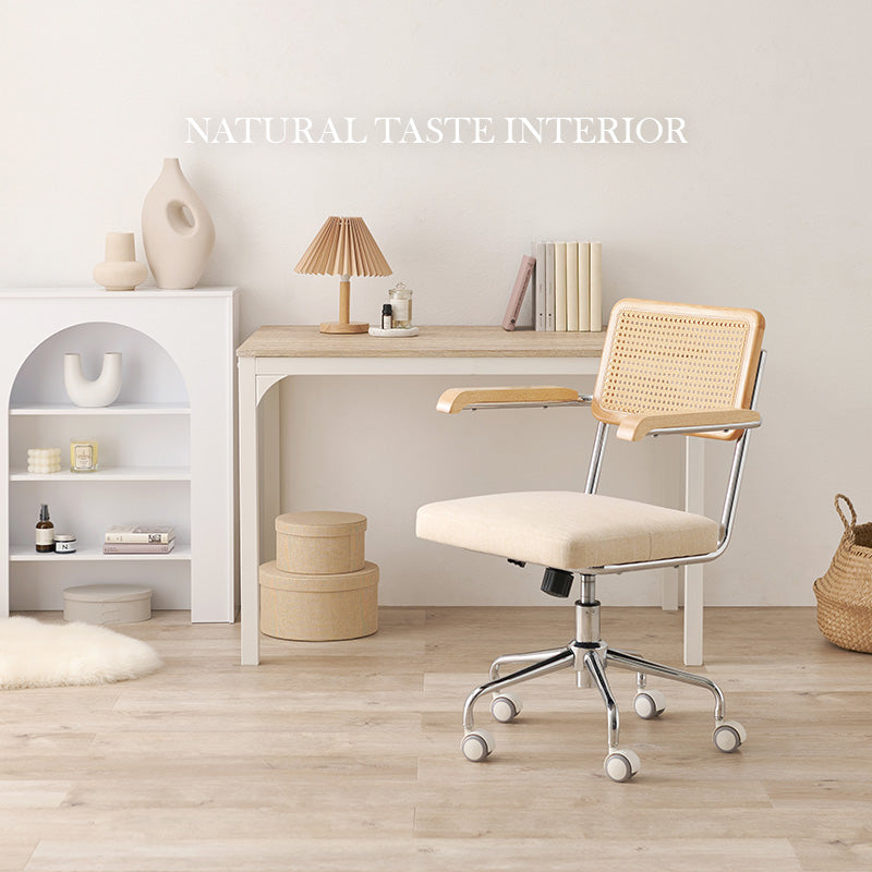デスクチェア ラタン調 [肘掛けあり/なし] | おしゃれな家具