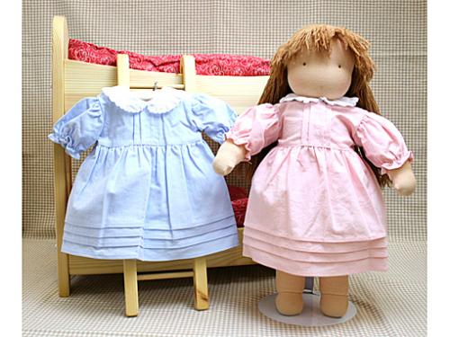 木のおもちゃ カルテット / ウォルドルフ人形C体用 ワンピースa
