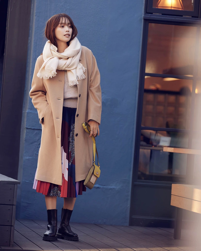 蛯原友里が着るPaul Smith ウィメンズのウィンターセレクションが公開