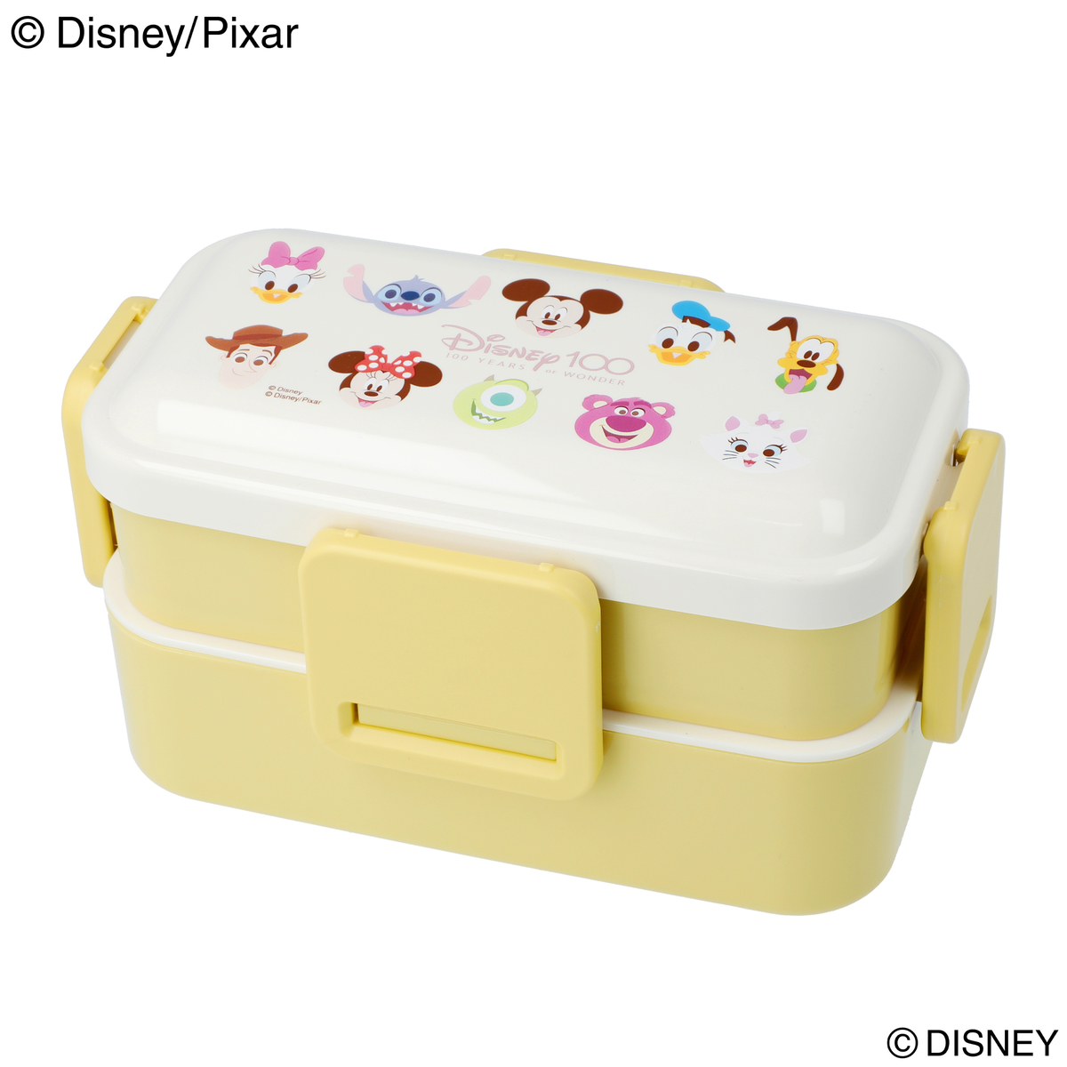 Skater ディズニー100周年 ふわっと2段弁当箱 スケーター（Skater